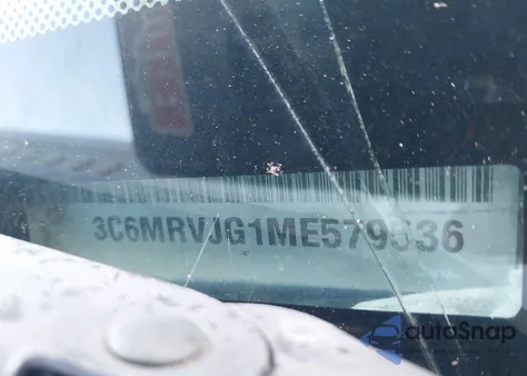 2021 Ram Promaster 3500 Cargo Van High Roof 159 Wb Ext from USA, damaged, VIN 3C6MRVJG1ME579536